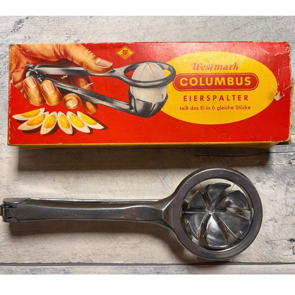 Vintage Westmark Columbus Egg Slicer Original Packaging West Germany 1950s